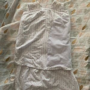 Halo Sleepsack Cotton Swaddle, Pink & Grey Newborn